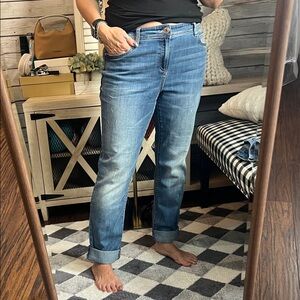 INC cuffed boyfriend style loose fit jeans, super comfortable Casual